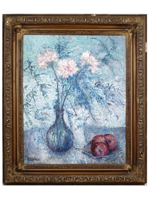 RUSSIAN STILL LIFE OIL PAINTING BY DAVID BURLIUK