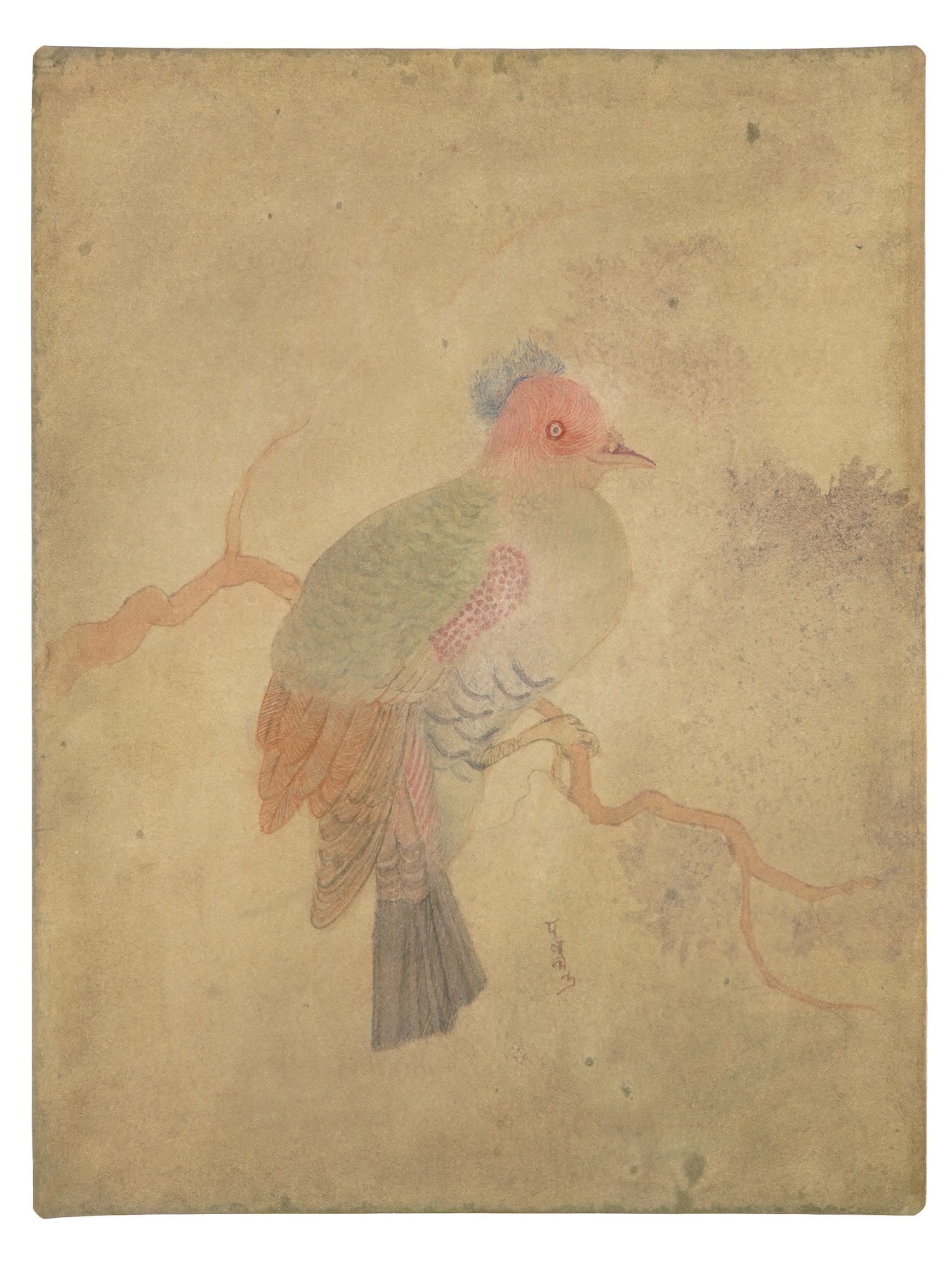 ABANINDRANATH TAGORE INDIAN MIXED MEDIA PAINTING (1 of 3)