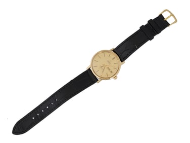 1960S OMEGA SEAMASTER DE VILLE 14K GOLD WRISTWATCH