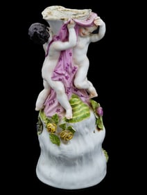 ANTIQUE 18TH CEN GERMAN MEISSEN PORCELAIN CENTER PIECE