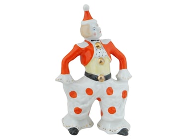 VERBILKI CLOWN HAND PAINTED PORCELAIN FIGURINE