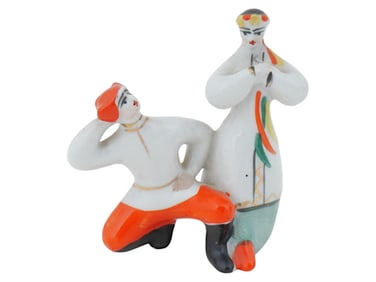 UKRANIAN SOVIET ERA PORCELAIN FIGURE COSSACK DANCERS