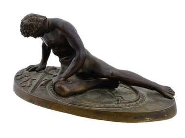 ANTIQUE GRAND TOUR BRONZE SCULPTURE AFTER BARBEDIENNE