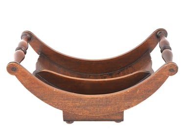 ANTIQUE 18TH C ENGLISH MAHOGANY WOOD CHEESE RUNNER