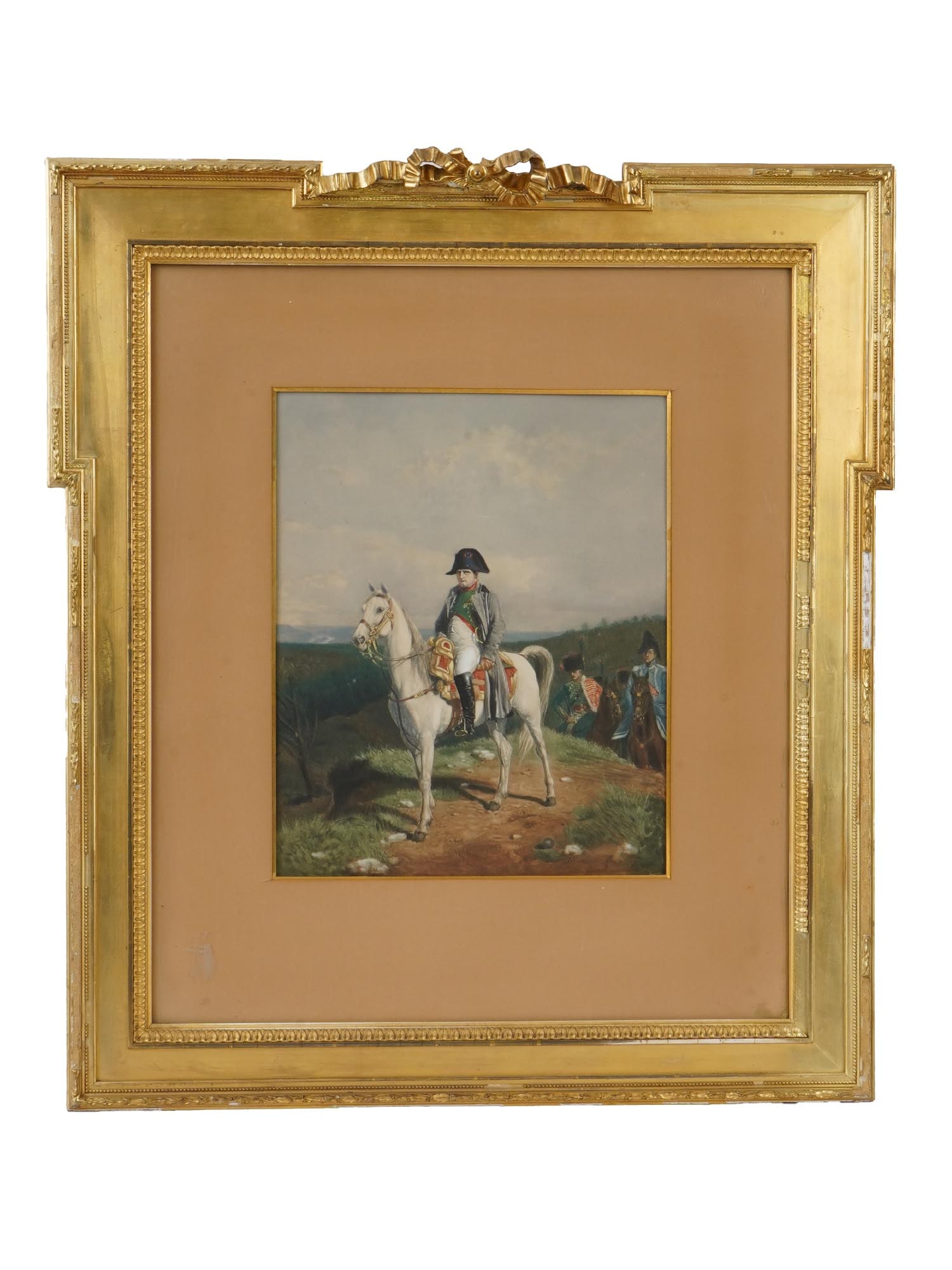 AFTER ERNEST MEISSONIER COLOR LITHOGRAPH OF NAPOLEON