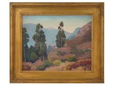 AMERICAN OIL PAINTING SIGNED MABEL G CARRUTHERS