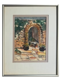 ARMENIAN WATERCOLOR PAINTING ATTR TO MARTIROS SARYAN