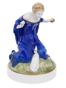 ROSENTHAL PORCELAIN FIGURINE BY FERDINAND LIEBERMANN