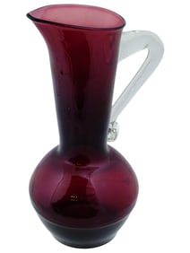 VINTAGE ITALIAN VENETIAN GLASS PITCHER