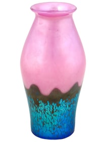 ANTIQUE BOHEMIAN LOETZ WITWE GLASS VASE