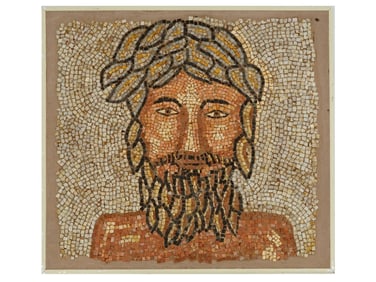 ANTIQUE ITALIAN VICTORIAN ERA GRAND TOUR MOSAIC