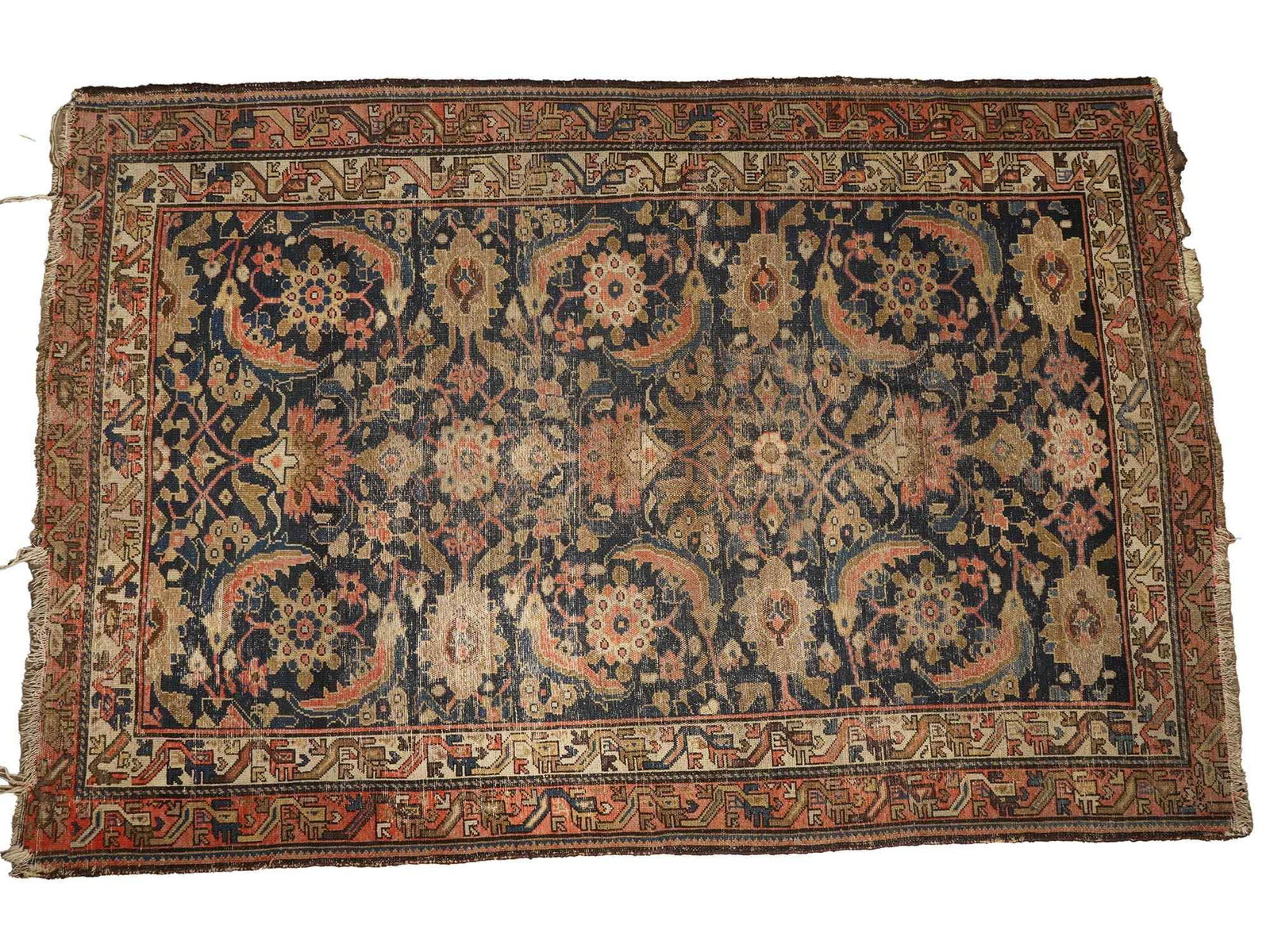 PERSIAN HAND KNOTTED WOOL CARPET OR AREA RUG (1 of 5)