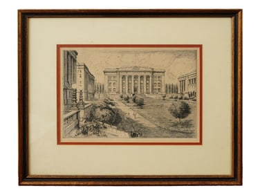AMERICAN ETCHING BY ERNEST ROTH HARVARD MEDICAL SCHOOL