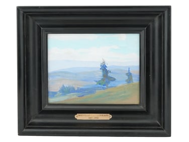 AMERICAN DANISH OIL PAINTING BY?? MARGARET PATTERSON