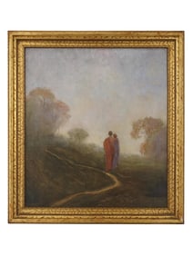 WILLIAM EMERSON AMERICAN LANDSCAPE OIL PAINTING