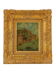 ANTIQUE EUROPEAN OIL PAINTING BY W VAN HORT