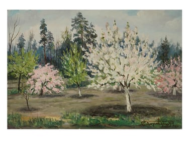 FEDIR KONOVALIUK UKRAINIAN SOVIET ERA OIL PAINTING