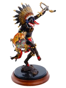FRANKLIN MINT SPIRIT OF THE THUNDERBIRD FIGURINE