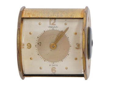 VINTAGE ART DECO ALARM CLOCK BY JAEGER LE COULTRE