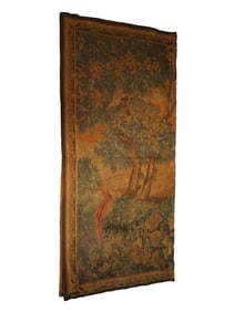 FRENCH LANDSCAPE DESIGN FLAT WOVEN AUBUSSON CARPET