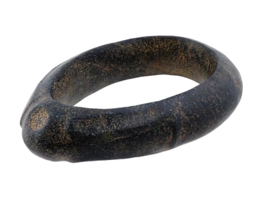 ANCIENT PRE COLUMBIAN TAINO STONE YOKE COLLAR