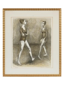 VINTAGE LIMITED EDITION LITHOGRAPH BY ISAAC SOYER