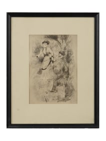 AFTER PIERRE AUGUSTE RENOIR IMPRESSIONIST LITHOGRAPH