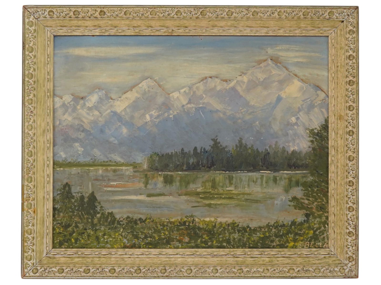 AMERICAN OIL LANDSCAPE PAINTING BY ISABEL SCHOLER (1 of 5)