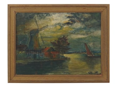DUTCH LANDSCAPE PAINTING ATTR TO JAN VAN COUVER