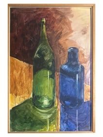 SIGNED ROBERT FALK RUSSIAN WATERCOLOR PAINTING W COA