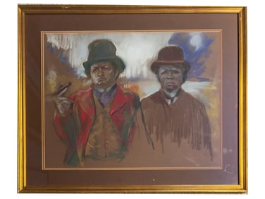 FRENCH GOUACHE PAINTING AFTER HENRI DE TOULOUSE LAUTREC