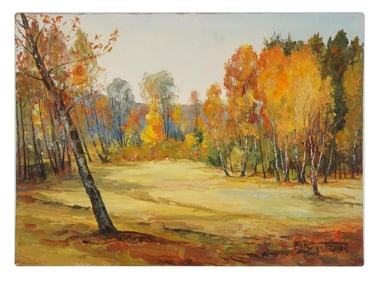 FEDIR KONOVALIUK UKRAINIAN SOVIET ERA OIL PAINTING