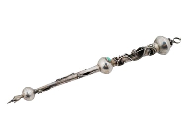 RUSSIAN JUDAICA 84 SILVER TORAH POINTER