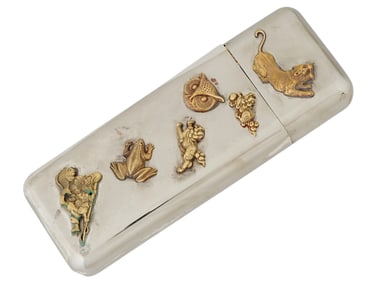 AMERICAN TIFFANY STUDIOS STERLING SILVER CIGARETTE CASE