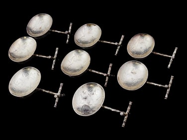 COLLECTION OF JAPANESE STERLING SILVER SPOONS
