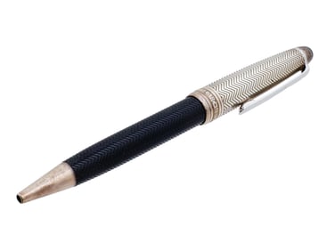 MONTBLANC MEISTERSTUCK SOLITAIRE SILVER BALLPOINT PEN