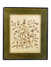 VINTAGE DECORATIVE ARTWORK NEEDLEWORK EMBROIDERY