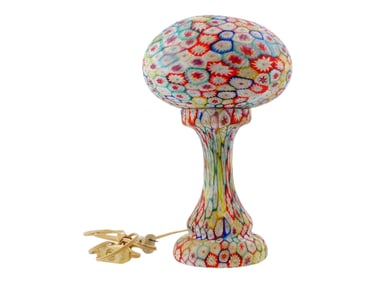 MODERNIST ITALIAN MURANO ART GLASS TABLE LAMP