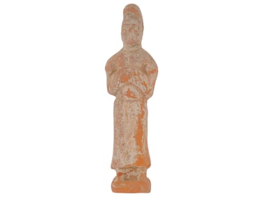ANCIENT CHINESE HAN DYNASTY TERRACOTTA CLAY STATUE