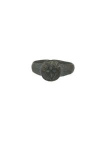 ANCIENT ROMAN EMPIRE ENGRAVED BRONZE RING