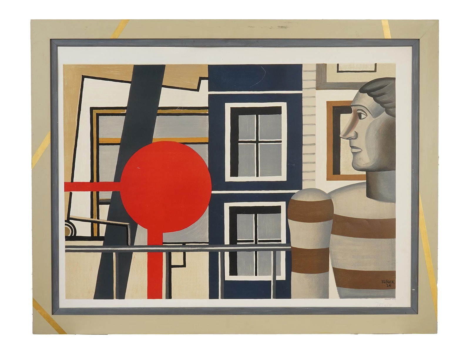 LTD LARGE FRENCH LITHOGRAPH AFTER FERNAND LEGER (1 of 6)