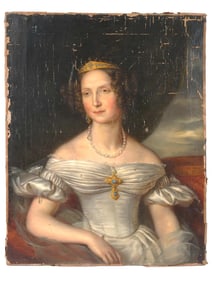 ANNA PAVLOVNA QUEEN PAINTING AFTER VAN DER HULST
