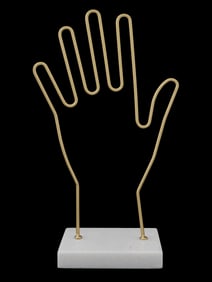OASIS METAL WIRE HAND SILHOUETTE JEWELRY ORGANIZER