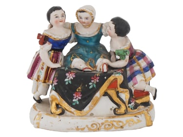 ANTIQUE 19TH C FRENCH PORCELAIN FIGURINE