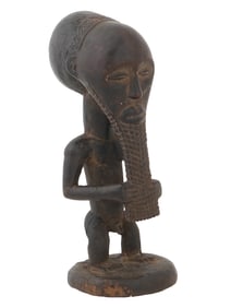 CENTRAL AFRICAN LUBA POWER NKISI FIGURE FROM CONGO