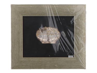 ZADOK ARTS JUDAICA STERLING SILVER FRAMED ARTWORK