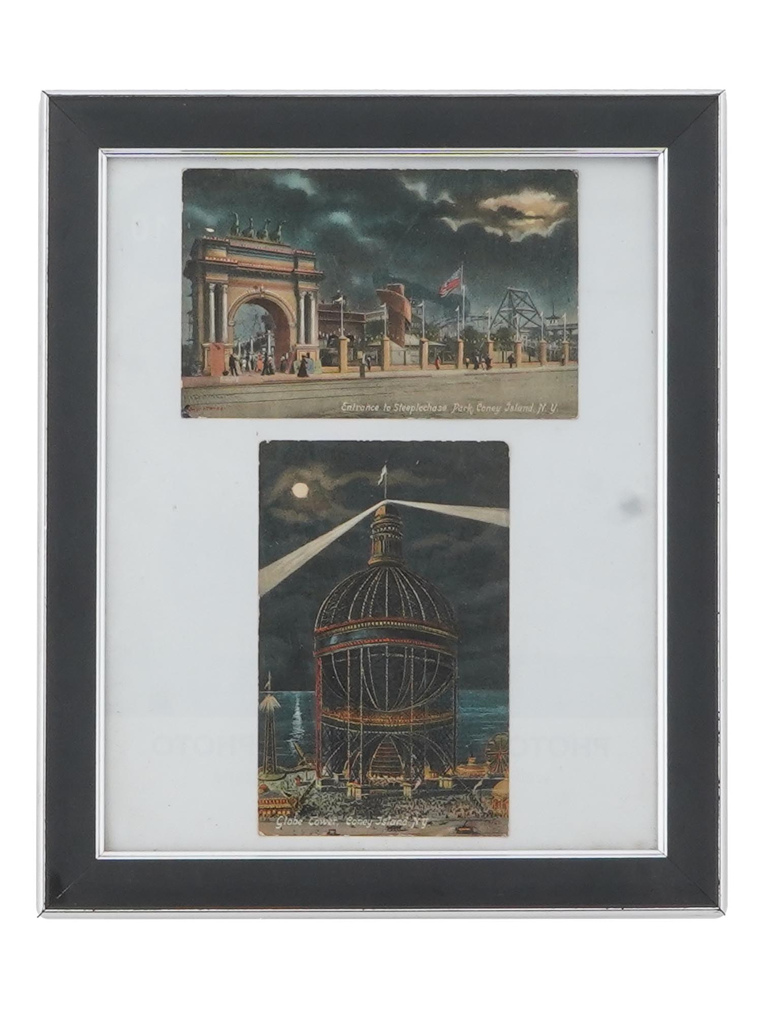 ANTIQUE AMERICAN CONEY ISLAND POSTCARDS 1900 (1 of 4)