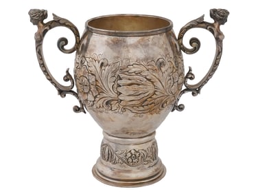 ANTIQUE SILVER PLATED VASE DANISH SILVER COMPANY