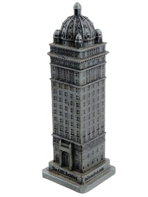 MINI MODEL PEWTER REPRESENTATION OF THE CALL BUILDING