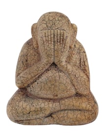THAI BUDDHIST PHRA PIDTA NUEA PHONG CLAY AMULET